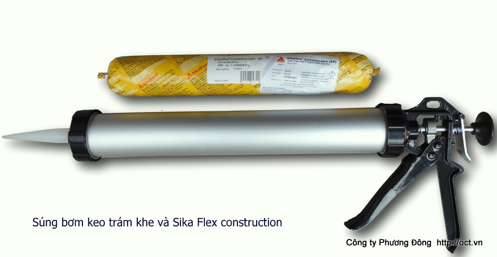 Súng bơm keo trám khe - Hóa Chất Phương Đông - Công Ty Cổ Phần Vật Liệu Xây Dựng Thương Mại Phương Đông